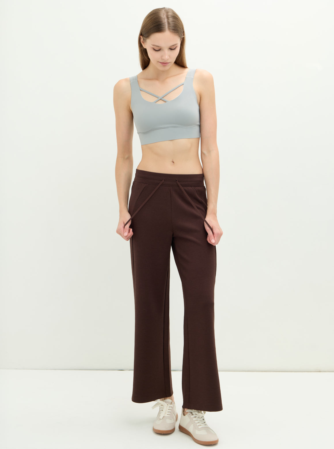 COLOR NEW WORLD紛彩炫目短上衣_Light Gray T046