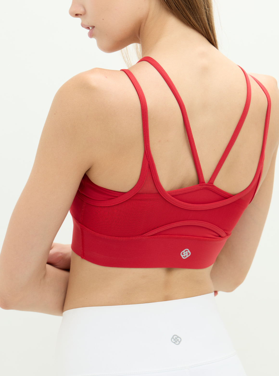 LUXE WAY 層次透膚造型短上衣_Red T066