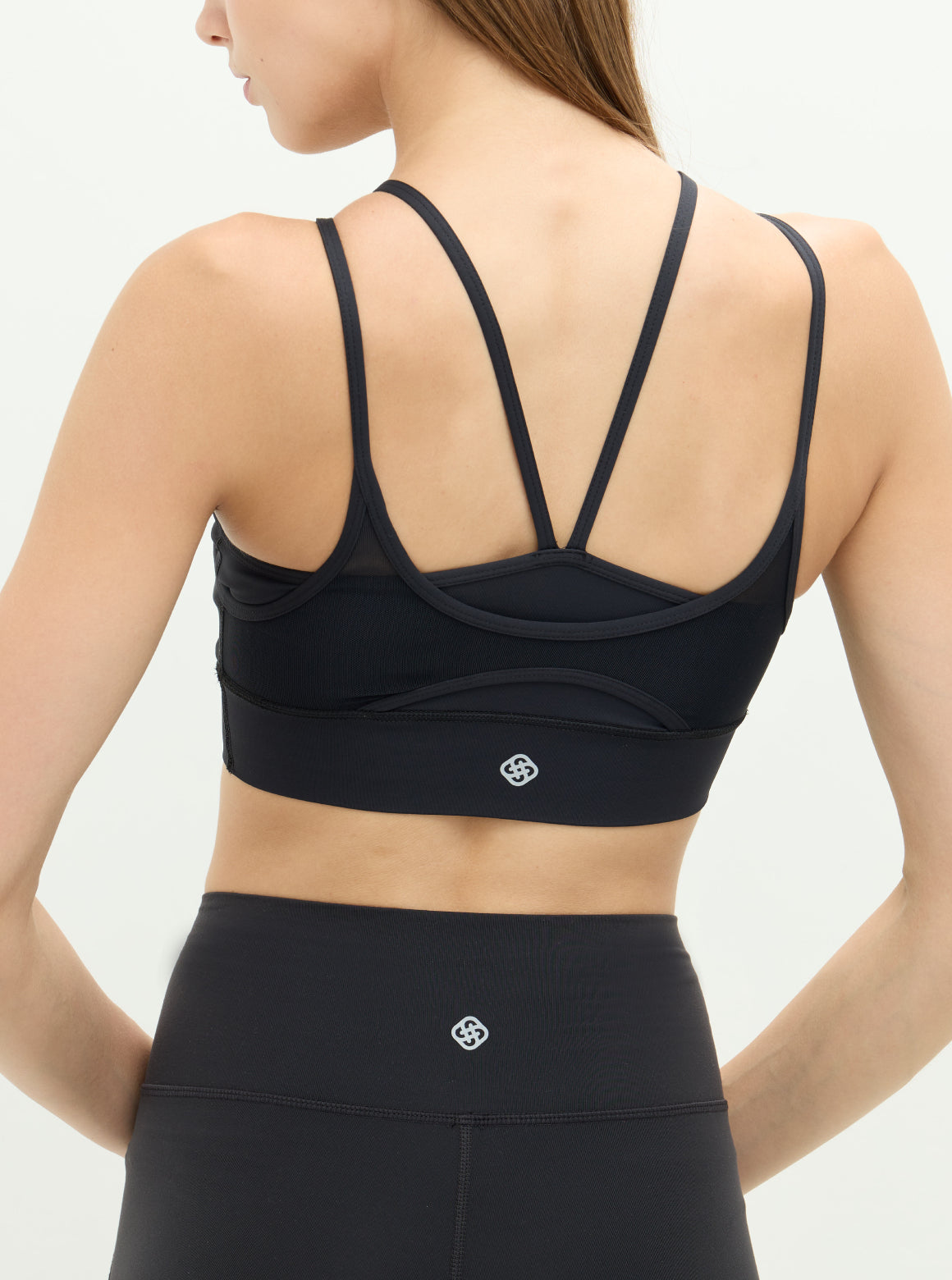 LUXE WAY 層次透膚造型短上衣_Black T066