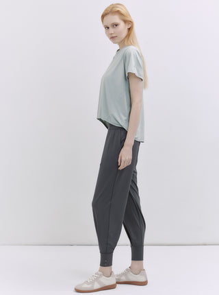 SOFT HOUR  廓形立體後褶上衣_Sage Green T259 - S2N ACTIVE