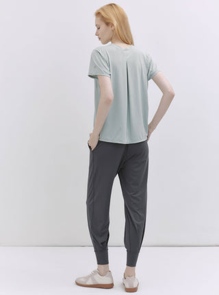 SOFT HOUR  廓形立體後褶上衣_Sage Green T259 - S2N ACTIVE
