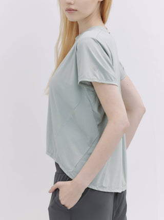 SOFT HOUR  廓形立體後褶上衣_Sage Green T259 - S2N ACTIVE