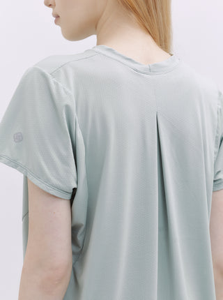 SOFT HOUR  廓形立體後褶上衣_Sage Green T259 - S2N ACTIVE