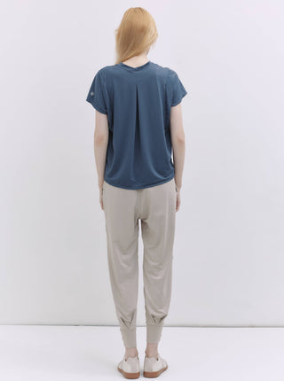 SOFT HOUR  廓形立體後褶上衣_Dark Teal T259 - S2N ACTIVE