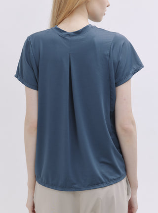 SOFT HOUR  廓形立體後褶上衣_Dark Teal T259 - S2N ACTIVE