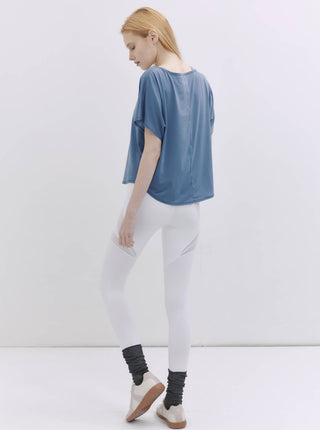 ALL DAY 一字領典雅上衣_Ash Blue T295 - S2N ACTIVE