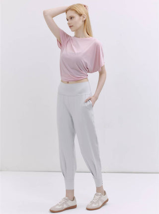 ALL DAY 一字領典雅上衣_Pastel Pink T295 - S2N ACTIVE