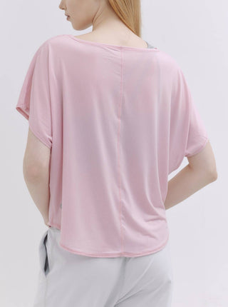 ALL DAY 一字領典雅上衣_Pastel Pink T295 - S2N ACTIVE