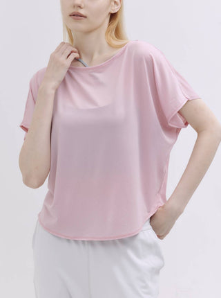 ALL DAY 一字領典雅上衣_Pastel Pink T295 - S2N ACTIVE